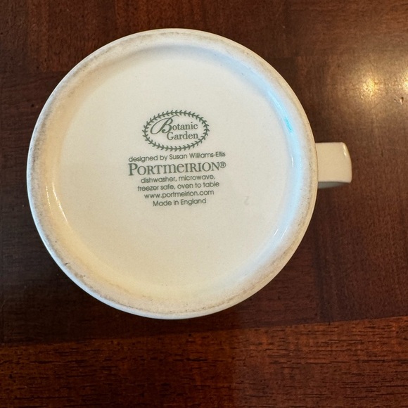 Portmeirion Botanic Garden Viola Hybridia Pansy Flare Cup Mug Made in England - Picture 4 of 7